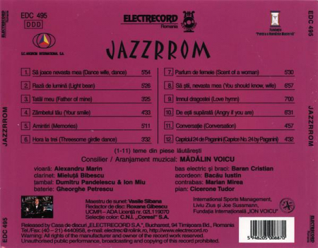 Gypsy Bibescu - Jazzrrom, (CD) [1]
