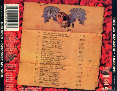 H-Blockx - Discover My Soul, (CD) [1]