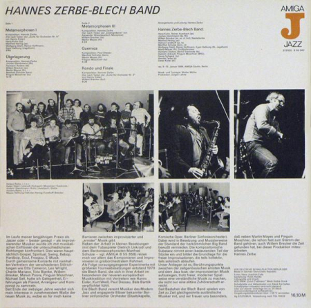 Hannes Zerbe Blechband - Hannes Zerbe - Blech Band (Disc Vinil) [1]