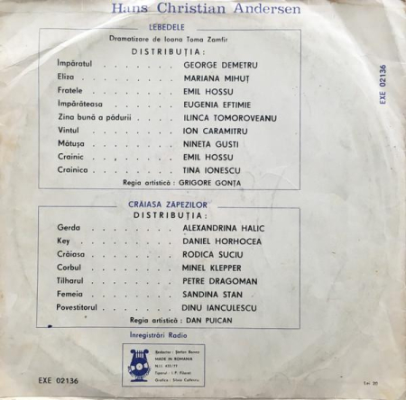Hans Christian Andersen - Lebedele / Crăiasa Zăpezilor [1]