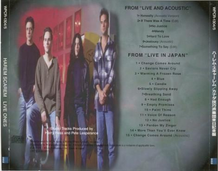 Harem Scarem - Live Ones (CD) [1]
