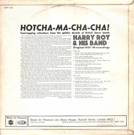 Harry Roy And His Orchestra - Hotcha-Ma-Cha-Cha!, (Disc Vinil) [1]