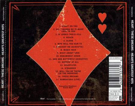 Heart - These Dreams - Heart's Greatest Hits (CD) [1]