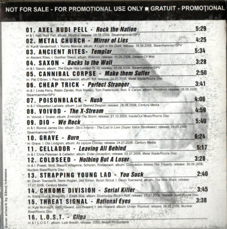 Heavy Metal Magazine - Compilatie Vol. 11 Iulie 2006 (CD) [1]
