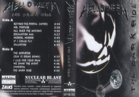 Helloween - The Dark Ride, (Casetă Audio) [0]