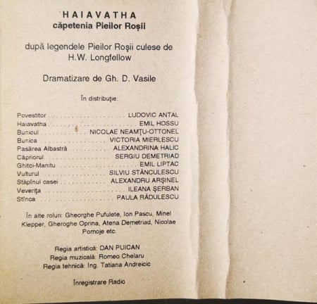 Henry Wadsworth Longfellow - Haiavatha (Căpetenia Pieilor Roșii), (Casetă Audio) [1]