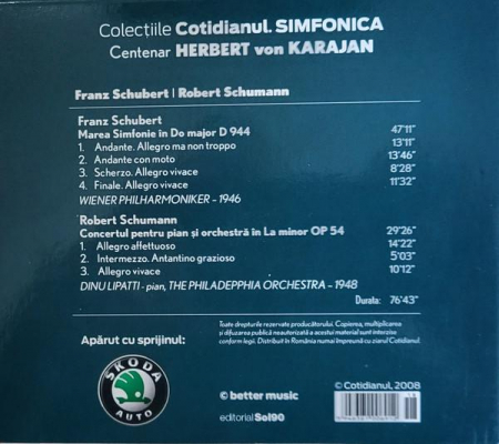 Herbert von Karajan - Colecțiile Cotidianul. Simfonica 4, (CD) [1]