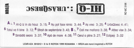 Hi-Q - :.UrăsQbesc, (Casetă Audio) [1]