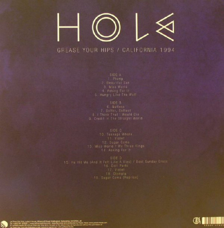 Hole – Grease Your Hips / California 1994 (VINIL) [1]