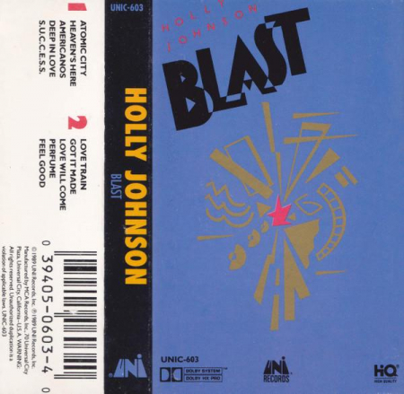 Holly Johnson - Blast, (Casetă Audio) [1]