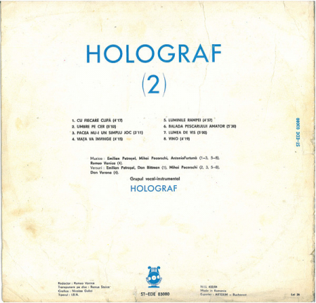 Holograf - 2, (Disc Vinil) [1]