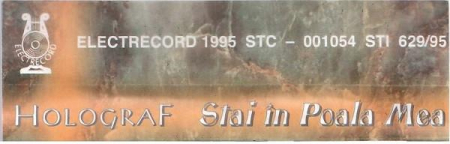 Holograf - Stai În Poala Mea , (Casetă Audio) [1]