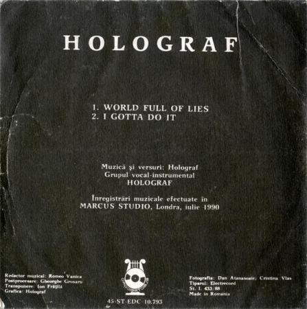 Holograf - World Full Of Lies (7 Inch), (Disc Vinil) [1]