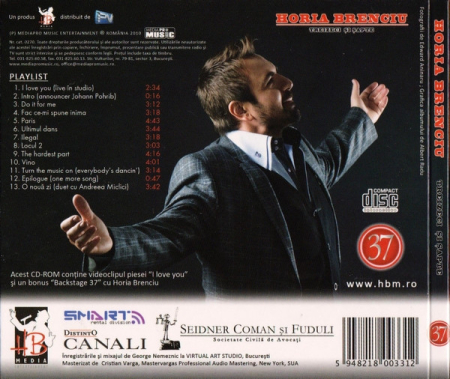 Horia Brenciu – 37 (Treizeci Și Șapte) (CD) [1]