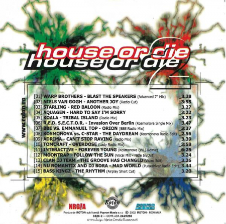 House Or Die 2, (CD) [1]