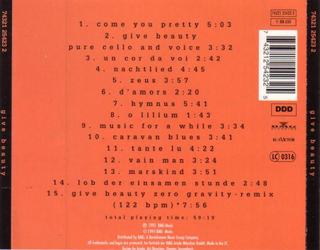 Huschke & Orlando - Give Beauty (CD) [1]