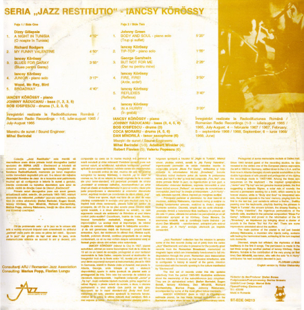 Iancsy Körössy – Jazz Restitutio 1 (VINIL) [1]