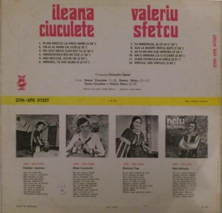 Ileana Ciuculete - M-am Născut La Vînju Mare (Disc Vinil) [1]