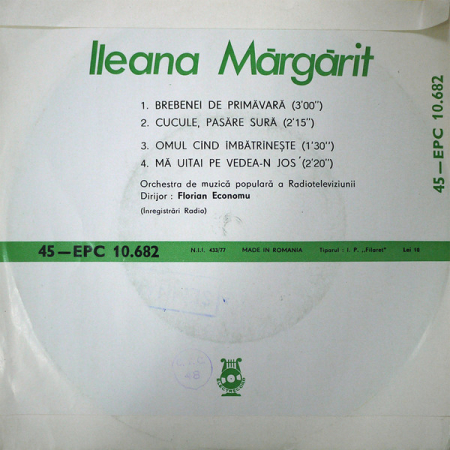 Ileana Mărgărit – Brebenei De Primăvară (VINIL) [1]
