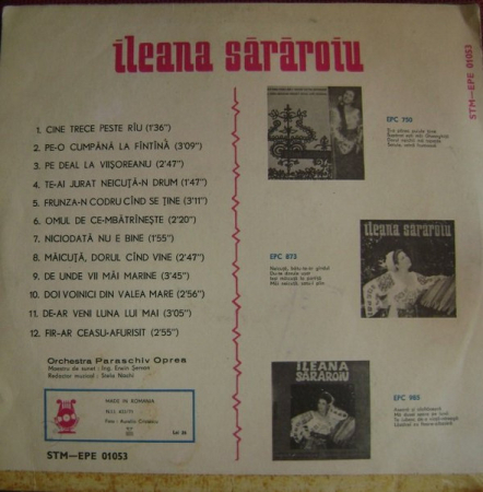 Ileana Sărăroiu - Ileana Sărăroiu ‎ [1]