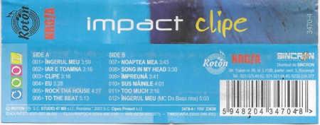 Impact - Clipe , (Casetă Audio) [1]
