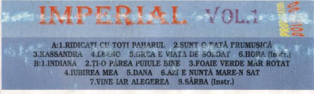 Imperial - Vol. 1 , (Casetă Audio) [1]