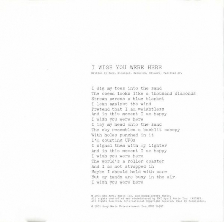 Incubus - I Wish You Were Here, (CD) [1]