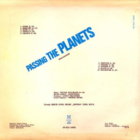 Intonation - Passing The Planets, (Disc Vinil) [1]