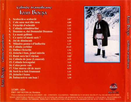 Ioan Bocșa - Colinde Transilvane - Romanian Christmas Carols, (CD) [1]