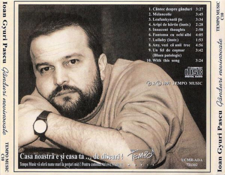 Ioan Gyuri Pascu - Gânduri Nevinovate, (CD) [1]