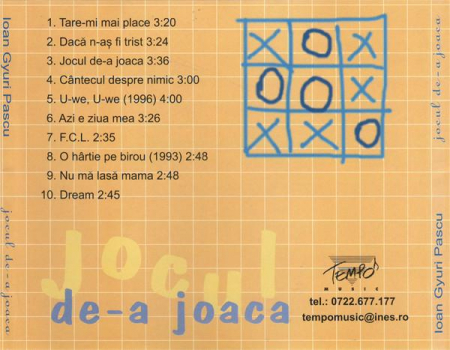 Ioan Gyuri Pascu - Jocul De - a Joaca , (CD) [1]