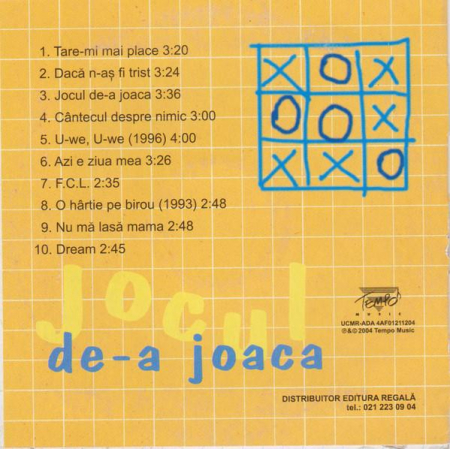 Ioan Gyuri Pascu - Jocul De-a Joaca - Disc Atelier, (CD) [1]