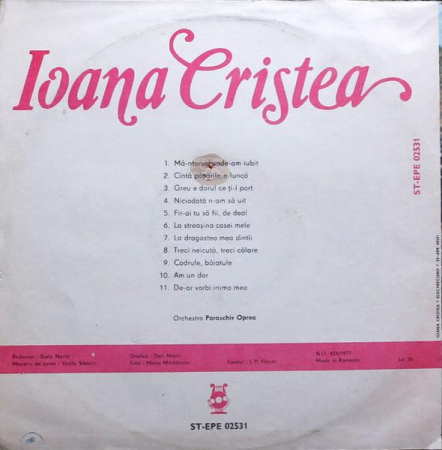 Ioana Cristea - Mă-ntorsei Unde-am Iubit	 [1]