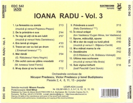 Ioana Radu – Ioana Radu - Vol. 3 [1]