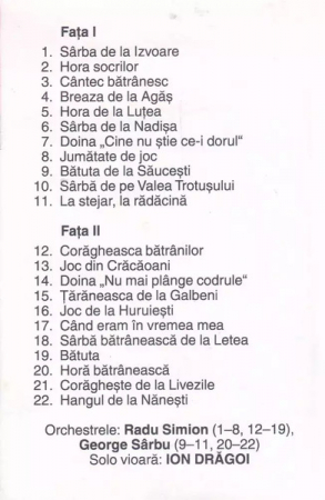 Ion Drăgoi - Ion Drăgoi , (Casetă Audio) [1]