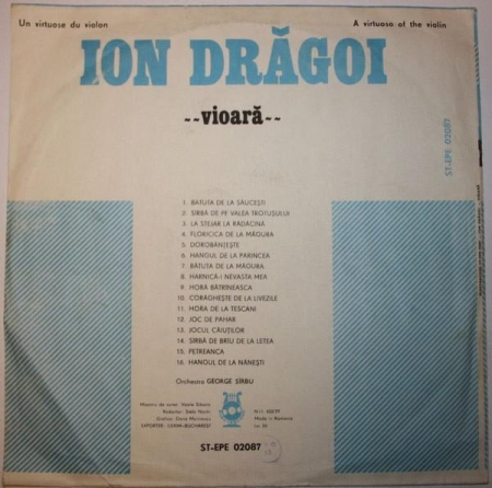 Ion Drăgoi - Un Virtuose Du Violin / A Virtuoso Of The Violin [1]