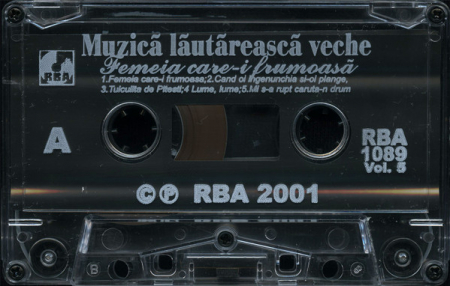 Ion Ghițulescu - Muzică Lăutărească Veche V (Femeia Care-i Frumoasă) , (Casetă Audio) [1]