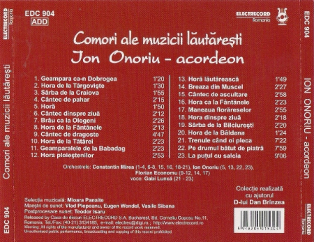 Ion Onoriu – Acordeon (CD), (CD) [1]