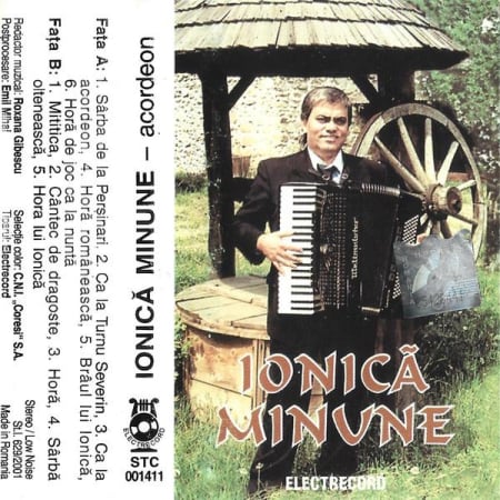 Muzică Populară/Lăutarească - Ionică Minune - Acordeon, (Casetă Audio)