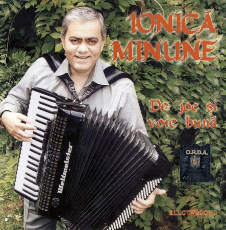 Muzică Populară/Lăutarească - Ionică Minune - De Joc Și Voie Bună, (CD)