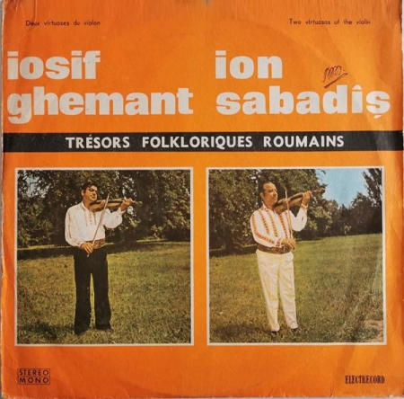 Muzică Populară/Lăutarească - Iosif Ghemant - Deux Virtuoses Du Violon = Two Virtuosos Of The Violin, (Disc Vinil)