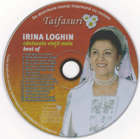 Irina Loghin - Cântecele Vieții Mele - Best Of, (CD) [0]