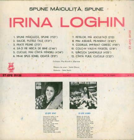 Irina Loghin - Spune Măiculiță, Spune [1]