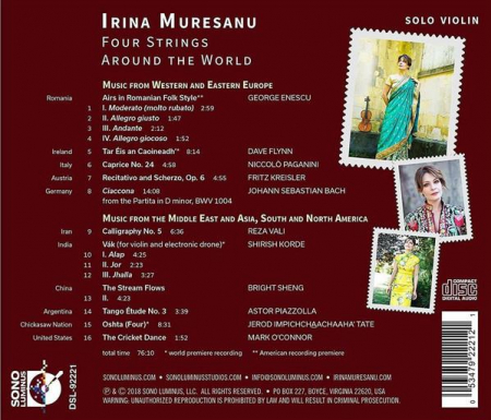 Irina Mureșanu - Four Strings Around The World , (CD) [1]