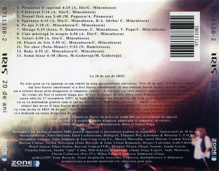 Iris (16) – 20 De Ani (CD) [1]