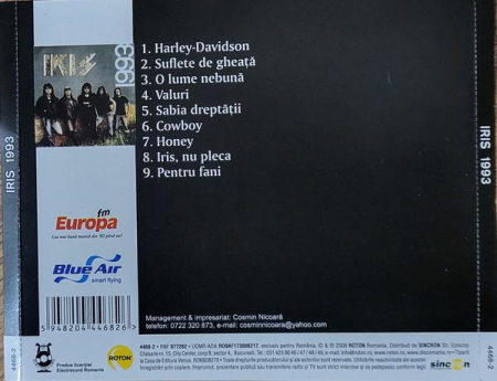 Iris - 1993, (CD) [1]