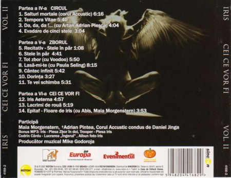 Iris - Cei Ce Vor Fi Volumul II, (CD) [1]