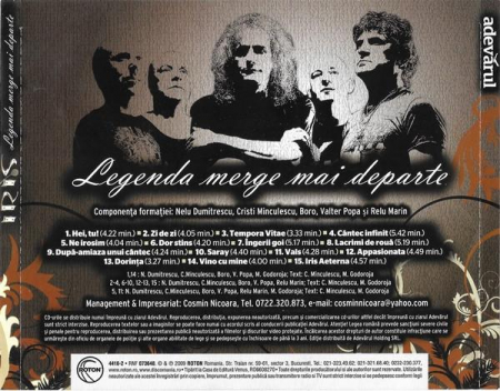 Iris - Legenda Merge Mai Departe , (CD) [1]