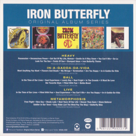 Iron Butterfly - Original Album Series (CD) [1]