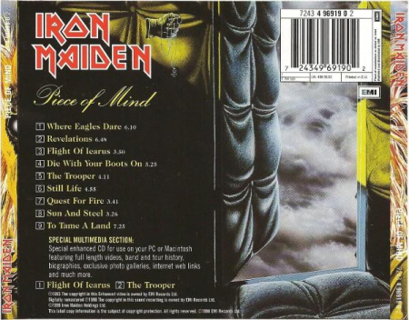 Iron Maiden - Piece Of Mind (CD) [1]